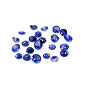 Zafiros azules naturales de Ceilán sin tratar, calibrados en forma redonda de 3.5 mm, piedras preciosas de zafiro azul facetadas naturales sueltas para la fabricación de joyas. - Product Image 4