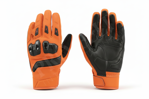 Outdoor Riding Hand Safety Motorcycle Gloves <b>Full</b> Finger Protective Anti <b>Slip</b> Touchscreen Breathable Motorbike Racing Gloves - Product Image 3