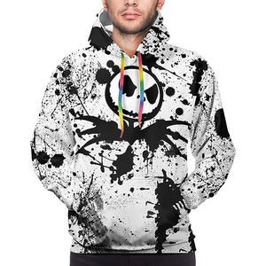 QIFAN Sweat à capuche épais à épaules tombantes, de haute qualité, uni, unisexe, coupe oversize, court, vierge, fabricant - Product Image 1