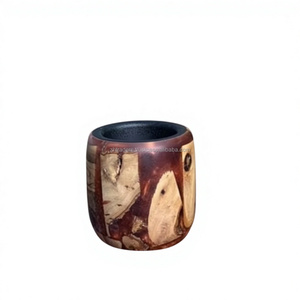 Quemador de Incienso de Resina de Madera de Oud de Lujo, Hecho a Mano, para Bakhoor, para Ramadán Mubarak y Decoración de Interiores Premium - Product Image 1