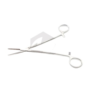 คีมหนีบหลอดเลือดแบบโค้ง Jacobson Micro Mosquito Forceps สำหรับผ่าตัด หยุดเลือด ใช้ในงานทันตกรรม สัตวแพทย์ ปลายแหลมละเอียด สำหรับหลอดเลือดแดง เครื่องมือแพทย์ - Product Image 1