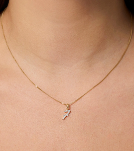 Collier pendentif en argent 925 vintage avec diamant de laboratoire taille brillant rond certifié IGI, cadeau de fiançailles pour femme - Product Image 2