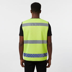 Gilet de sécurité réfléchissant haute visibilité pour l'hiver avec logo personnalisé, classe 1 ANSI, LED clignotante, imperméable, pour le contrôle du trafic et la construction - Product Image 4