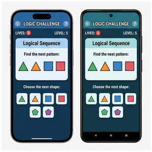 Application de jeu de devinettes Royalcraft – Casse-têtes, défis de puzzles, questions de logique et jeux mentaux amusants pour iOS/Android et MAC - Product Image 3