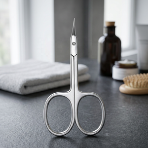 Ciseaux à ongles professionnels en acier inoxydable, coupe-cuticules de précision, pour usage en salon de manucure, manche rond, outil pour doigts d'adultes - Product Image 4