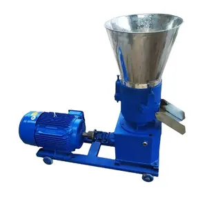 Thức ăn làm cho máy gia cầm thức ăn chế biến máy phẳng Die granulator bán buôn gia súc lợn gà động vật con lăn phân bón