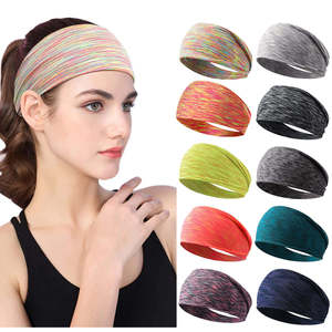 Bandeau de sport pour femmes, fin, respirant, antidérapant, en spandex, largeur 4,5 cm, pour l'exercice et le fitness, toutes saisons - Product Image 1