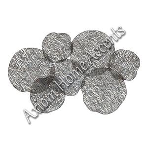 Escultura de pared de metal grande con diseño intrincado pieza de arte hecha a mano para interiores de casas modernas por Axiom Home Accents - Product Image 3