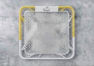 KLTW INT'L Yellow Foldable Steel Mesh Training <b>Net</b> with Adjustable Angle Design 32mm for Soccer Training - Product Image 5