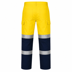 High Quality Men Hi Vis Reflective <b>Cargo</b> <b>Pants</b> Utility Pocket Heavy Duty Workwear Trousers Custom High Visibility <b>Work</b> <b>Pants</b> - Product Image 2