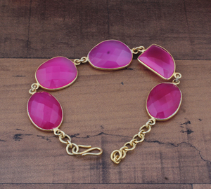 Natural Pink Jade Vintage Charms Pendant Necklace Platinum Plated 925 Sterling Silver Jewelry Unisex Mother's <b>Day</b> <b>Gift</b> Wholesale - Product Image 4