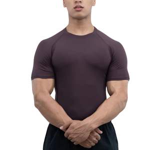 Camiseta Deportiva de Compresión para Hombre, Personalizada, al por Mayor, de Manga Corta, Secado Rápido, Transpirable, para Gimnasio, Entrenamiento, Running, Fitness - Product Image 2