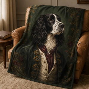 Custom Printed Art <b>Throw</b> Blanket Personalized Pet Portrait Family Wedding Birthday Sublimation Flannel Fleece Polyester - Product Image 2