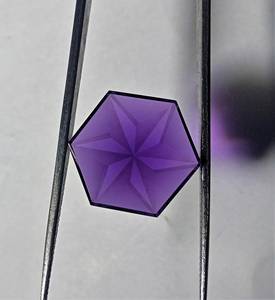 Ametyste naturelle hexagonale, taille fantaisie, polie, qualité supérieure, pierre précieuse unique pour la fabrication de bijoux, bague, pendentif - Product Image 6