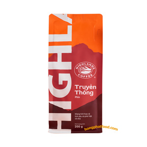 Highlands <strong>Coffee</strong> Traditional Ground <strong>Coffee</strong> 200g Medium Roast Vietnamese Phin Filter Premium Quality Bitter Arabica Caffeinated - Product Image 1