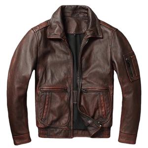 Chaqueta de cuero boxy personalizada para hombre, chaqueta con cremallera de peso pesado, ropa de calle de talla grande, logotipo personalizado, fábrica de chaquetas para hombre - Product Image 1