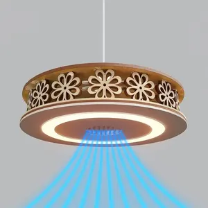 Ventilateur de plafond élégant et invisible avec technologie de ventilation silencieuse, éclairage LED sécurisé et rafraîchissant pour cuisine, salon et intérieurs modernes. - Product Image 1