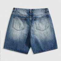 Shorts en jean brodés mi-longs respirants personnalisés pour hommes, style streetwear, avec strass en cristal, fermetures éclair vintage de haute qualité, écologiques