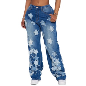 Custom High Waist Wide Leg Jeans <b>Women</b> Casual Loose <b>Baggy</b> Denim Pants Vintage Straight Leg Boyfriend <b>Trousers</b> Streetwear Bottoms - Product Image 5
