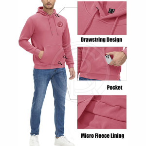 Nuevas Sudaderas con Capucha para Hombre, Elegantes y Modernas, Corte Regular, 100% Algodón, Tela Suave y Transpirable, Diseño Liso - Product Image 4