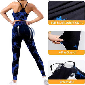 Conjunto de Yoga para Mujer, Diseño Antiarrugas, Precio Económico, Transpirable, Duradero, Nueva Llegada, Venta al Por Mayor, Logotipo Personalizado - Product Image 2