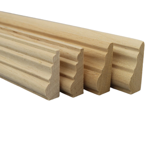 Solid Wood Wall Trim Solution Decorative Moulding Set for Wall Panel Edge Corner <b>Ceiling</b> Baseboard Interior Wood Trim OEM Supply - Product Image 1