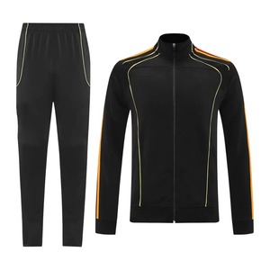 Survêtements de sport pour hommes avec logo personnalisé, pantalons de jogging à fermeture éclair, ensembles de survêtements de sport pour hommes, ensembles slim fit - Product Image 3