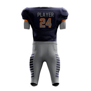 American Football Athletic Uniform Jersey And Pants Set Breathable Sportswear Comfortable Fit Durable Game Training Practice - Product Image 2