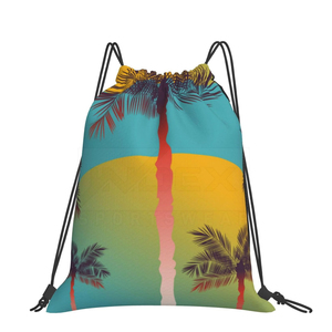 High Quality Customized Printed OEM/ODM 100% Cotton <b>Drawstring</b> <b>Backpacks</b> with Side Pockets <b>Drawstring</b> Bag - Product Image 1
