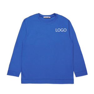 Precio de Fábrica para Pedidos al por Mayor, Corte Casual y Moderno con Cuello Redondo 2026, Diseño de Logotipo Personalizable con Mangas Largas, Alta Calidad - Product Image 1