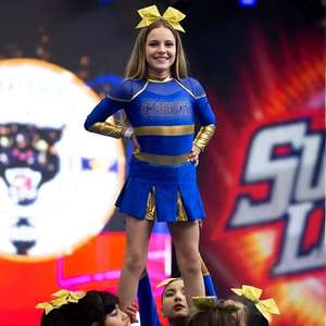 Uniformes Personalizados para Adultos de Animadoras, para Competiciones Escolares de Baloncesto, 100% Poliéster Transpirable, Sublimación - Product Image 2