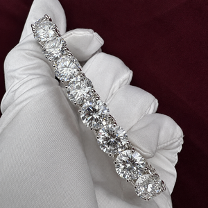 Bijou de luxe pour femme, plaqué or, avec diamant VVS de 10 mm taille coussin, certifié IGI, style hip-hop glacé, cadeau pour lui, style scintillant premium - Product Image 6