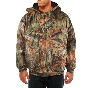 GRACE SIGN 100% Nylon Soft Shell Anti-UV <b>Camo</b> Custom Full Sleeve Digital Printed Winter Unisex Hunting <b>Jacket</b> - Product Image 4