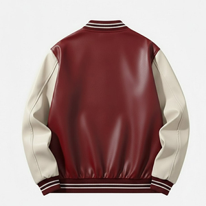Chaquetas Varsity de estilo urbano para hombre, totalmente personalizables, ropa de invierno, chaquetas Varsity con cuello alto para hombre - Product Image 2