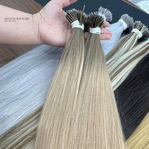 Human Hair Extension Remy Nano Tip Keratin Hair Blonde Double Drawn Wholesale Price No Synthetic Hair Vietnamese Vendors - Product Image 1