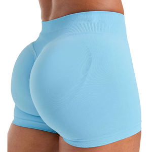 Shorts Deportivos de Yoga para Mujer al por Mayor Personalizados, Leggings de Gimnasio con Efecto Levanta Glúteos, Cintura Media con Cordón, Ligeros, Transpirables y Ajustados - Product Image 1