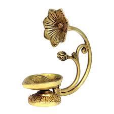 Florero de Latón con Forma de Flor de Loto, Elegante Centro de Mesa Decorativo para el Hogar y la Oficina - Product Image 5