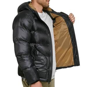 Veste d'hiver matelassée pour le travail, parka à capuche épaisse, imperméable, coupe-vent, chaude, pour l'extérieur - Product Image 1