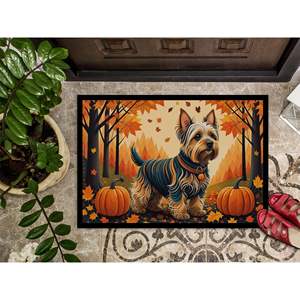 Silky Terrier Fall Indoor/<b>Outdoor</b> Non-Slip Washable Low Pile Door <b>Mat</b> 24H X 36W for Entryway or Front Door - Product Image 3