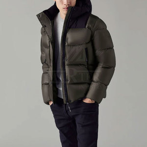 High Quality Casual Wear Puffer <b>Winter</b> <b>Jacket</b> for <b>Men</b> with Stand Collar Front Logo Breathable & Windproof Design for <b>Sale</b> - Product Image 4