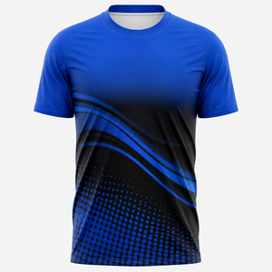 Camiseta con estampado de puntos degradados para hombre de secado rápido |   Camiseta Deportiva Sublimada Personalizada - Product Image 1