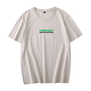 Camiseta de Cuello Redondo Holgada y Extra Grande para Hombre y Mujer, 100% Algodón Suave, Personalizable con Logotipo, Transpirable, Estilo Urbano, Manga Corta - Product Image 5