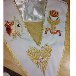 Collar Masónico AASR del Rito Escocés de Alta Calidad, Juego de Collares Masónicos de Primera Calidad con Collar Decorado 2026 - Product Image 6