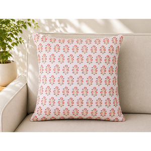 Premium Cotton Linen Floral <b>Cushion</b> <b>Cover</b> | Soft Printed Decorative Pillow <b>Cover</b> | Elegant Decorative Throw Pillow <b>Cover</b> - Product Image 3