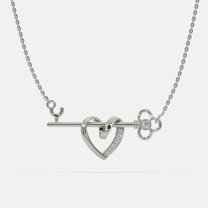 Pendentif minimaliste en argent et diamant le plus vendu pour unisexe, bijoux plaqués or de luxe certifiés IGI pour les fêtes, les cadeaux et le quotidien - Product Image 5