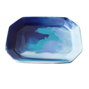 Nouvelle arrivée : Plateau de service en métal émaillé, style vintage, décoratif, pour la maison et la cuisine, utilisation intérieure et extérieure, motif personnalisé - Product Image 1