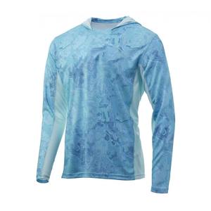 Hoodie de pêche personnalisable haute performance UPF50, imperméable, respirant, doux, séchage rapide, imprimé, unisexe, vente en gros, pour activités de plein air - Product Image 3