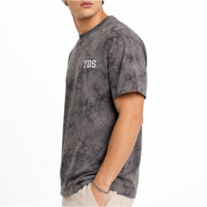 Camiseta Tie Dye para Hombre, Premium, Suave, Transpirable, Moderna, Cómoda, de Manga Corta, Cuello Redondo, Corte Regular, de Algodón, Informal - Product Image 3