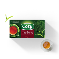 Sachets de thé Oolong jetables à prix de gros, saveur florale, thé énergétique aux herbes avec cordon de serrage