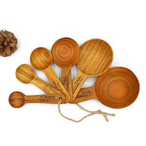 Stainless Steel polish finish Cup Spoon for <b>Baking</b> Tea Coffee Kitchen Measuring Spoon Hot selling Measuring Cup <b>Set</b> of 6 Pcs - Product Image 4